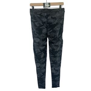 REEBOK black grey camo legging // L